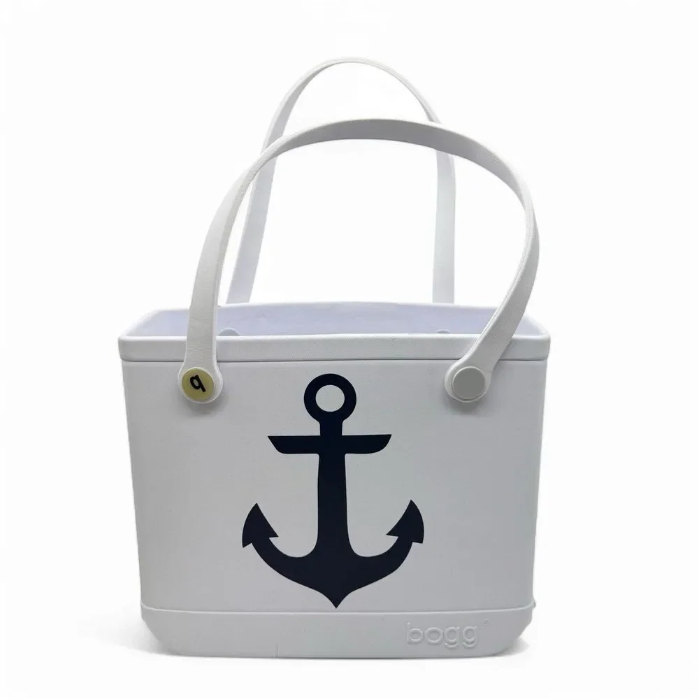 Bogg Bag Baby White No Holes Sailor Anchor Boat Hook Waterproof Bag Very Rare